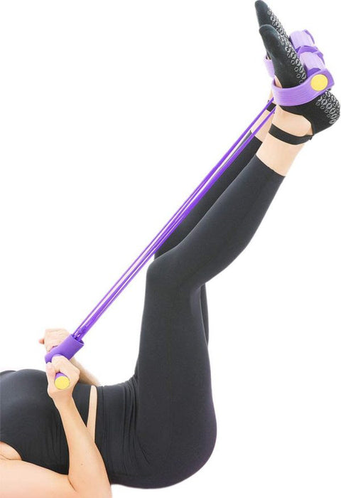 Foot Pedal Resistance Band Elastic Sit-up Pull Rope Yoga Fitness Gym – Elastic Pull Ropes