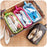 Pack Of 2 – Travel Shoes Organizer Storage Bag (random Color)
