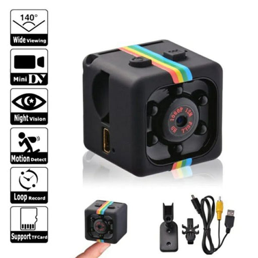 Sq11 Mini Camera Hd 1080p Sensor Night Vision Camcorder